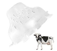 Yhsioaklo Housse de tétine de veau - Respirante - Sûre - Coque de poitrine transparente respirante pour les agriculteurs