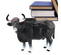 Yhsioaklo Jouet Figurine de Vache - Modèle Animal de Simulation réaliste | Figure de mammifères Sauvages pour Les Premiers projets éducatifs | Cadeau d'apprentissage cognitif et Cadeau de fête