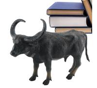 Yhsioaklo Jouet Figurine de Vache - Modèle Animal de Simulation réaliste | Figure de mammifères Sauvages pour Les Premiers projets éducatifs | Cadeau d'apprentissage cognitif et Cadeau de fête