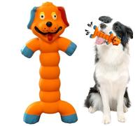 Yhsioaklo Jouet pour Chien grinçant en Latex - Motif Animal Debout avec Son de grognement | À mâcher en Caoutchouc pour Animaux de Petite et Moyenne Taille | Couineur interactif pour soulager l'ennui