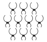 Yhsioaklo Lot de 10 clips pour bouteille de champagne pour bougies magiques - Pour bouteilles de champagne et de champagne - Décoration de fête pour cuisine, anniversaires, mariages, anniversaires