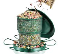 Yhsioaklo Mangeoires à oiseaux sauvages - Grande mangeoire à oiseaux consommables toutes saisons | Mangeoire d'extérieur résistante aux écureuils - Pour jardin, fenêtre, balcon, terrasse, observation