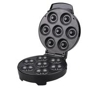 Yhsioaklo Mini machine à beignets, chauffage double face anti-adhésif à 7 trous | 7 emplacements pour la maison, le bureau, le restaurant, les gâteaux, les petits déjeuners, les desserts, les