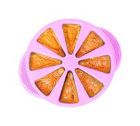 Yhsioaklo Moule à gâteau Scone pour la cuisson | Antiadhésif résistant à la chaleur de qualité alimentaire 8 cavités, moule à gâteau triangulaire, pour mousse, gelée, pudding, aux fruits