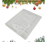 Yhsioaklo Moule d'arbre de Noël en silicone - moule décoratif pour maison en silicone | gel de soja pour bougies artistiques pour adultes garçons artistes enseignants événements fêtes