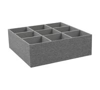 Yhsioaklo Organisateur de sous-vêtements pour tiroir - Organisateur de tiroirs - 9 cellules pour culottes, soutiens-gorge, bikinis, mouchoirs, vêtements, chambre à coucher, salle de bain