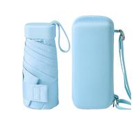 Yhsioaklo Parasol Compact - UPF 50+ Voyage | Mini Léger | Petitd'extérieur Pour Le Soleil Et La Pluie Avec Un Diamètre Ouvert De 35 Po, Portable Pour La Randonnée, La Plage, Les Déplacements Do