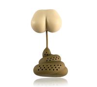 Yhsioaklo Passoire à thé pour thé en vrac Boules de thé créatives en forme de cacao en silicone, passoire à thé mignonne, petite boule filtrante pour tasses à thé, théières