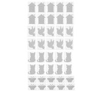 Yhsioaklo Patch de réparation de maille | 40pcs Mosquiteras Repair Ruban | Patch mural en maille | Protecteur remplaçable auto-adhésif par vous-même avec des dessins décoratifs pour la réparation MOS