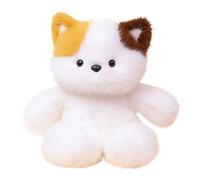 Yhsioaklo Peluche Mignonne - Ours Chat Jouet pour Dormir et Oreiller Doux Décoratif | de Compagnie pour la Maison | Cadeau Moelleux pour Adultes Enfant Tout-Petits, Décoration Chambre Bébé