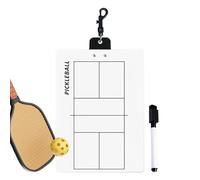 Yhsioaklo Porpapeles de Formation pour volée, Tenis et bádminton | Conseil de stratégie à Double Face pour Les entraîneurs | Panneau Blanc Portable pour Le Sport avec Balle