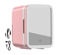 Yhsioaklo Réfrigérateur de beauté coloré, réfrigérateur de beauté multifonctionnel - Réfrigérateur coloré | organisateur refroidisseur ou réchauffeur portable 4L pour la maison, les