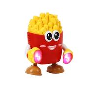 Yhsioaklo Robot pour enfants, jouet lumineux - Poupée électrique avec musique et frites - Compagnon pour les élèves et les adultes - Anniversaire à la maison