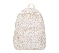 Yhsioaklo Sac à dos floral de grande capacité | 40 x 11 x 30 cm | Sac à dos en toile pour filles | Sac à dos de voyage tendance pour portefeuille, tablette, ordinateur portable, multicolore