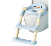 Yhsioaklo Siège d'apprentissage de la propreté pliable | Échelle de toilette ergonomique antidérapante avec marchepied | Accessoires de toilettes mignons pour garçons et filles, sécurité et confort
