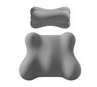 Yhsioaklo Support cervical et lombaire pour voiture | Accessoires pour sièges | Ensemble appuie-tête de voiture et oreiller lombaire pour siège conducteur, bureau, canapé inclinable, avion