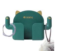 Yhsioaklo Support de téléphone mural - Support paresseux sans perforation | Support mobile pour dortoir, toilettes, salle de bain, cuisine, chambre à coucher, salon, support adhésif pour smartphone, 1