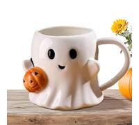Yhsioaklo Tasse à café d'Halloween | Tasse à café d'Halloween thermo,Gobelet en céramique avec poignée pour maison, cuisine, enfants, adultes amoureux