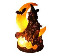 Yhsioaklo Witch Lamp | Spooky Resin Decorative Atmosphere Light Decor