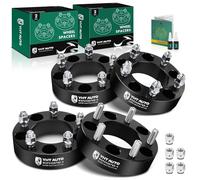 YHTAUTO Entretoises de roue centrées de 3,8 cm 5 x 5 pour Jeep Grand Cherokee, Wrangler, Gladiator, Chevy, GMC, Dodge Modèles 5 x 127 mm avec broches M14 x 1,5, alésage de moyeu de 87,5 mm, 5 bornes