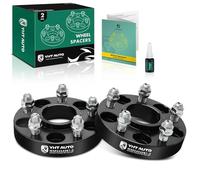 YHTAUTO Lot de 2 entretoises de roue centrées de moyeu de 5 x 4,5 cm pour Chrysler 300, Dodge Charger, Challenger, Magnum 5 x 114,3 mm avec goujons 14 x 1,5 mm, alésage de moyeu de 71,5 mm, 5 cosses