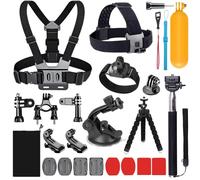 YHTSPORT 20-en-1 Accessoires Action Camera Accessory Kit pour GoPro Hero Session Hero 6 5 4 3 SJ4000 Xiaomi Yi DBPOWER et Autres caméras de Sport (20 in 1)