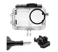 YHTSPORT Boîtier étanche pour appareil photo DJI Osmo Action 5 Pro/Action 4/Action 3, 60 m/196 FT Boîtier étanche avec pince de montage rapide + 6 inserts anti-buée pour Osmo Action 5 pro/4/3
