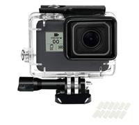 YHTSPORT Boîtier Etanche pour Go Pro Hero Black, 60M/196FT Boîtier de Plongée sous-Marine pour Gopro Hero +12 Insert Anti-buée Accessoires Kit (pour Gopro Hero 2018/5/6/7)