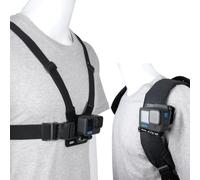 YHTSPORT Sangle de Harnais de Poitrine Compatible avec GoPro et Support de Sangle de Sac à Dos Quick Clip Mount,Tous Deux compatibles avec Les caméras DJI Osm o et d'autres caméras