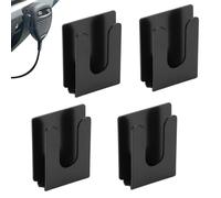 Yhuasia Lot de 4 supports de microphone, support de microphone de voiture, support de microphone radio pour voiture, clip de suspension pour téléphone portable, pour YAESU, Kenwood, ICOM