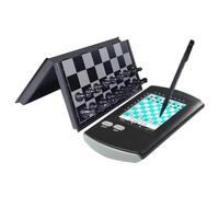 YHUEGH Board d'échecs électronique à Main, 7 sur 1 Jeu d'ordinateur à échecs Tactile avec Un Grand écran LCD Stylus, IA Échec