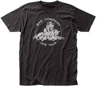 YHUYVCSAWM Bad Company 1976 Tour Fitted Jersey T-Shirt Mens Women T Shirt 100% Cotton Colour22 Manches Courtes(Medium)