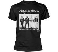 YHUYVCSAWM Blitz - All Out Attack - A New T Shirt Punk, Oi Manches Courtes(3X-Large)