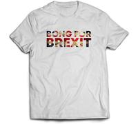 YHUYVCSAWM Bong for Brexit T-Shirt- Parliament Government Funny E.U Novelty Politics MP's Manches Courtes(Small)