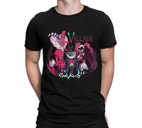 YHUYVCSAWM Hazbin Hotel Villains T-Shirt Manches Courtes(Large)