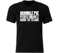 YHUYVCSAWM Humble Pie-Performance t Shirt Schwarz Herren Manches Courtes(Small)