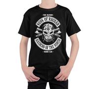 YHUYVCSAWM Kids Viking T-Shirt Sons of Ragnar Unisex Top Manches Courtes(Small)