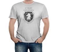 YHUYVCSAWM Knight Industries Mens T Shirt Knight Rider Inspired Kit David Hasselhoff Retro Grey Manches Courtes(Small)