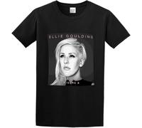 YHUYVCSAWM Men's Ellie Goulding Figure 8 Regular Fit T Shirt Manches Courtes(X-Large)