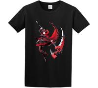 YHUYVCSAWM Men's Ruby Rose Blazblue Cross Tag Battle Men's T-Shirt Manches Courtes(XX-Large)