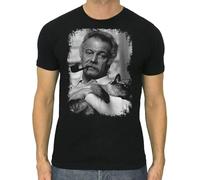 YHUYVCSAWM Res Georges Brassens t-Shirt French Singer Cotton Black Size S to 5XL Manches Courtes(3X-Large)