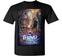 YHUYVCSAWM The Thing Horror Movie Retro Poster John Carpenter Oversized t Shirt Manches Courtes(Medium)