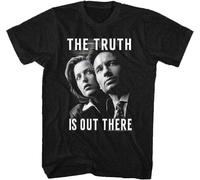 YHUYVCSAWM The X Files The Truth is Out There T Shirt Mens TV Show Alien Black Colour17 Manches Courtes(Medium)
