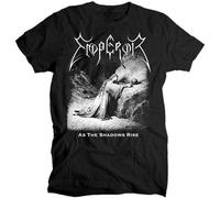 YHUYVCSAWM WOD Emperor As The Shadows Rise T Shirt Black Metal Band Manches Courtes(Medium)