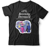 YHUYVCSAWM xinfeng T Shirt for The Recently Deceased Tshirt Unisex - Gothic, Horror Short-Sleeved Shirt Top Manches Courtes(Small)