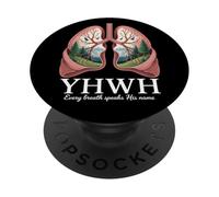 YHWH, Chaque Souffle prononce Son nom Yahvé PopSockets PopGrip Adhésif