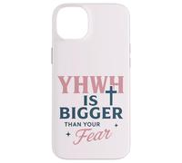 YHWH est Plus Grand Que Votre Peur, la Foi croisée Coque pour iPhone 14 Plus