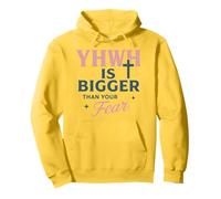YHWH est Plus Grand Que Votre Peur, la Foi croisée Sweat à Capuche