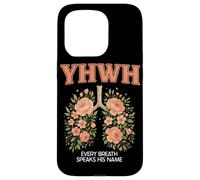 YHWH Every Breath Speak His Name Christian Faith Religiious Coque pour iPhone 15 Pro
