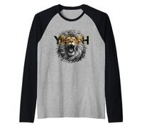 YHWH Hebrew Lion de Judah Tétragramme israélite Yahweh Manche Raglan